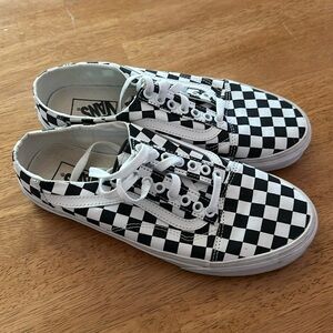 Checkered Low heel Vans W 10.5